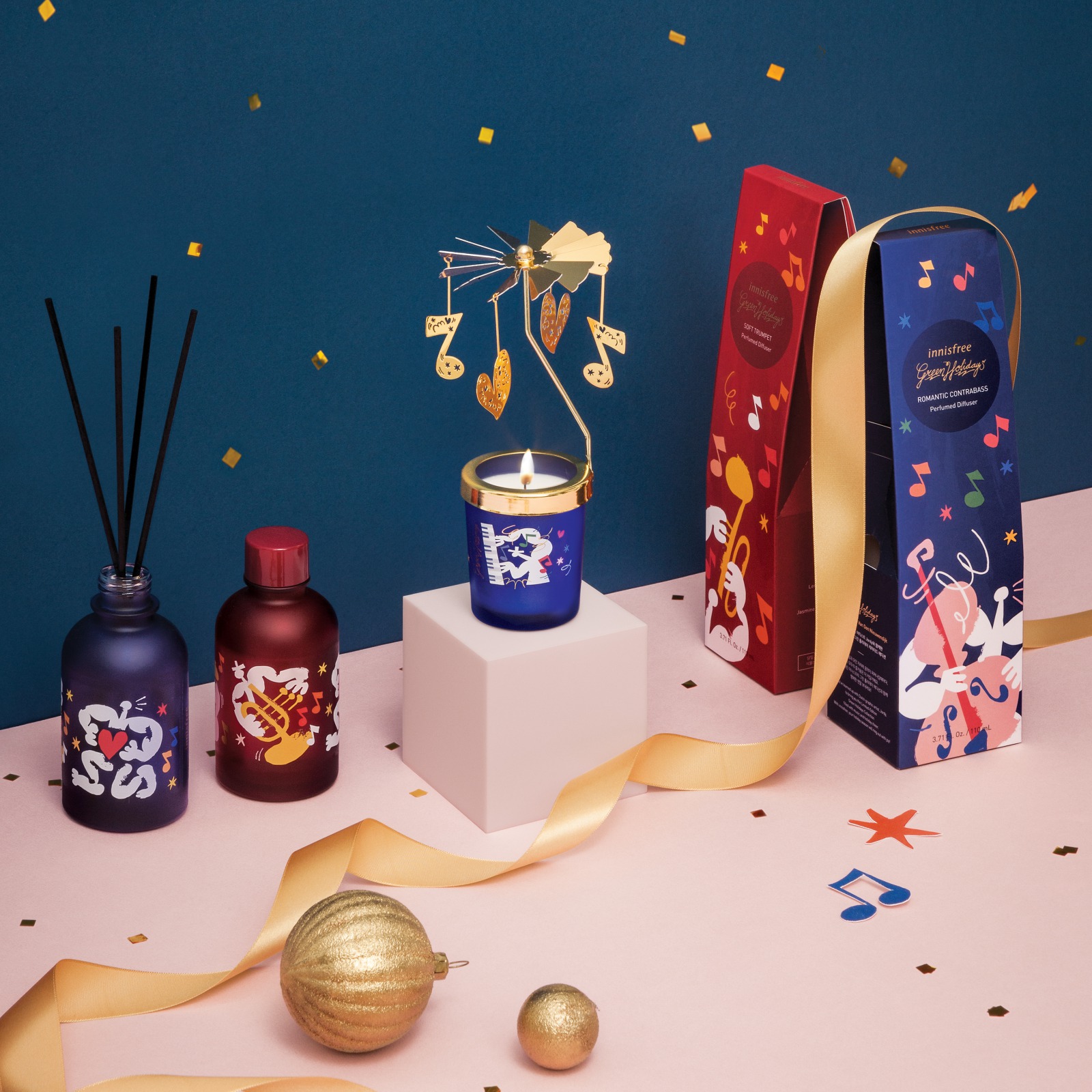 【グリーンホリデー】innisfree 2019ホリデーコレクションはクリスマスのポップなデザインにワクワクする!の画像